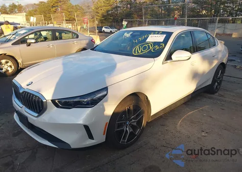 2026 BMW 530I xDrive from USA, damaged, VIN WBA53FJ03TCV25052